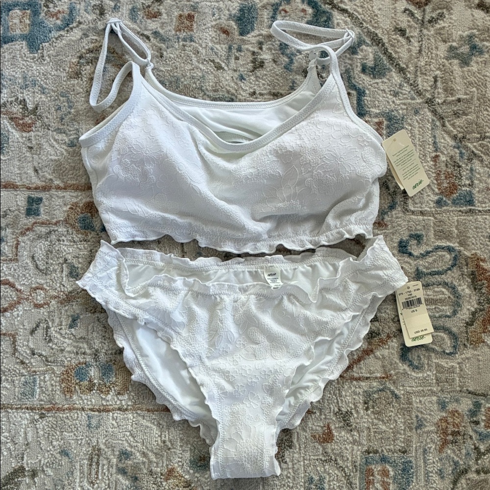 Aerie White Bikini NWT